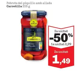 Sorli CARRETILLA Pebrots del piquillo amb allada oferta