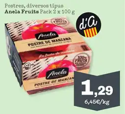 Sorli ANELA FRUITS Postres, diversos tipus oferta