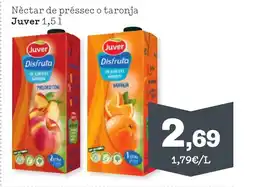Sorli JUVER Nèctar de préssec o taronja oferta