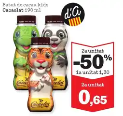 Sorli CACAOLAT Batut de cacau kids oferta