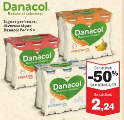 Sorli DANACOL Iogurt per beure, diversos tipus oferta