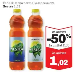 Sorli NESTEA Te de llimona normal o sense sucre oferta