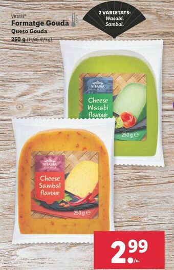 Lidl Queso gouda vitasia oferta