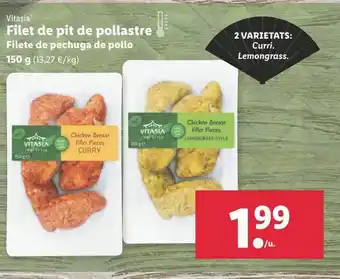 Lidl Filetes de pollo vitasia oferta