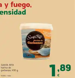 HiperDino SANTA RITA harina de garbanzo oferta