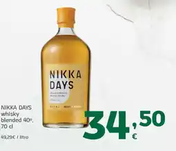 HiperDino NIKKA DAYS whisky blended 40° oferta