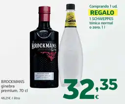 HiperDino BROCKMANS ginebra premium oferta
