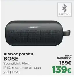 El Corte Inglés BOSE Altavoz portátil oferta