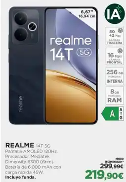 El Corte Inglés REALME 14T 5G oferta