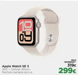 El Corte Inglés Apple Watch SE 3 GPS + Cellular 40mm oferta