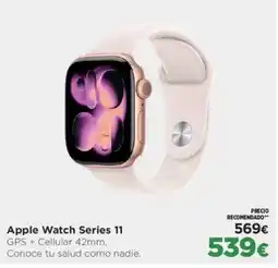 El Corte Inglés Apple Watch Series 11 GPS + Cellular 42mm oferta
