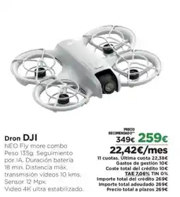 El Corte Inglés DJI Dron oferta