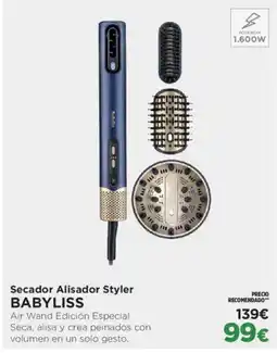 El Corte Inglés BABYLISS Secador Alisador Styler oferta