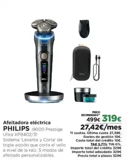 El Corte Inglés PHILIPS Afeitadora eléctrica oferta