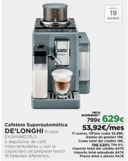 El Corte Inglés DE'LONGHI Cafetera Superautomática oferta