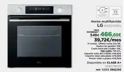 El Corte Inglés LG Horno multifunción oferta