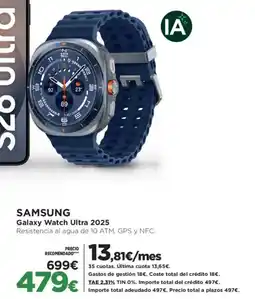El Corte Inglés SAMSUNG Galaxy Watch Ultra 2025 oferta