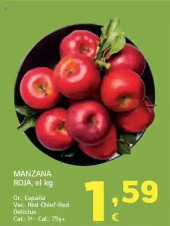 HiperDino Manzana roja oferta