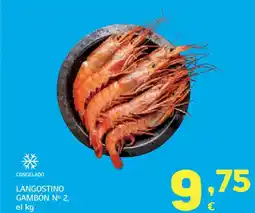 HiperDino Langostino gambón n° 2 oferta