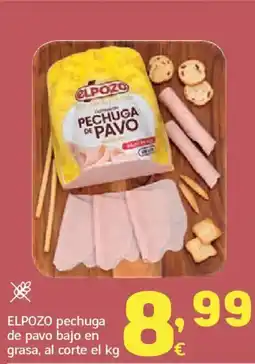 HiperDino ELPOZO pechuga de pavo bajo en grasa oferta