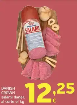 HiperDino DANISH CROWN salami danés oferta