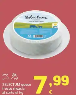 HiperDino SELECTUM queso fresco mezcla oferta