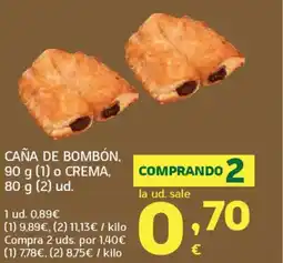 HiperDino Caña de bombón o crema oferta