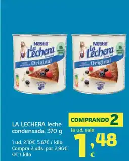 HiperDino LA LECHERA leche condensada oferta