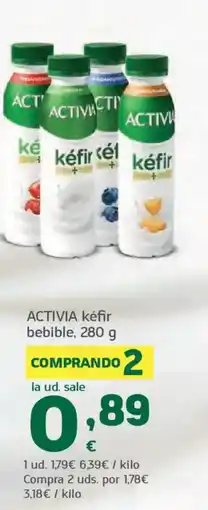 HiperDino ACTIVIA kéfir bebible oferta