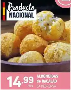 Coviran La despensa - albóndigas de bacalao oferta