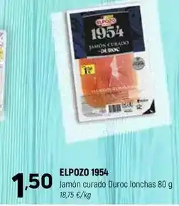 Coviran Elpozo - jamon curado duroc lonchas oferta