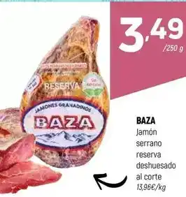 Coviran Baza - jamón serrano reserva deshuesado al corte oferta