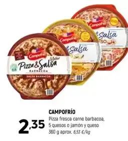 Coviran Campofrío - pizza fresca carne barbacoa oferta