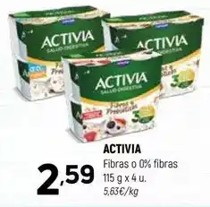 Coviran Activia - fibras o 0% fibras oferta