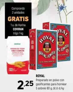 Coviran Royal - preparado en polvo con gasificantes para hornear oferta