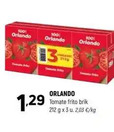 Coviran Orlando - tomate frito brik oferta