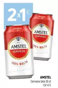 Coviran Amstel - cerveza lata oferta