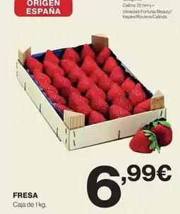 Hipercor Origen - fresa oferta