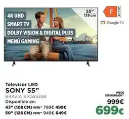El Corte Inglés Sony - televisor led oferta