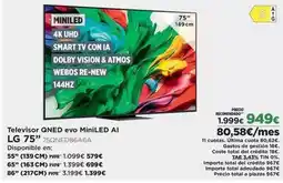 El Corte Inglés Lg - televisor qned evo miniled ai oferta