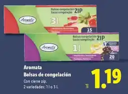 Lidl Bolsas de congelación oferta