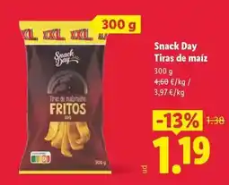 Lidl Snack tiras de maiz oferta