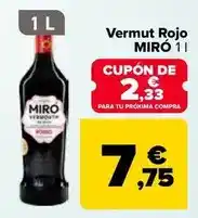 Carrefour Miro - vermut rojo oferta
