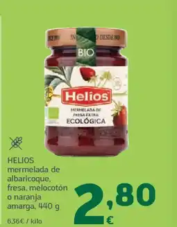 HiperDino HELIOS mermelada de albaricoque, fresa, melocotón o naranja amarga oferta