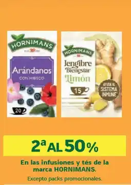 HiperDino HORNIMANS En las infusiones y tés de la marca oferta