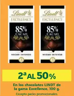HiperDino LINDT En los chocolates de la gama Excellence oferta