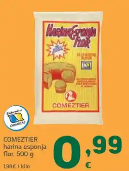 HiperDino COMEZTIER harina esponja flor oferta