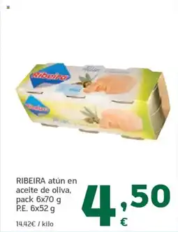 HiperDino RIBEIRA atún en aceite de oliva oferta