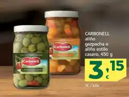 HiperDino CARBONELL aliño gazpacha o aliño estilo casero oferta