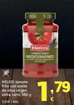 HiperDino HELIOS tomate frito con aceite de oliva virgen extra, tarro oferta